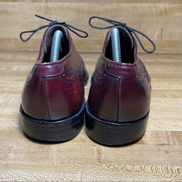 Allen Edmonds Lloyd Wingtip Shoes Oxford Size 8.5E - Picture 4 of 11